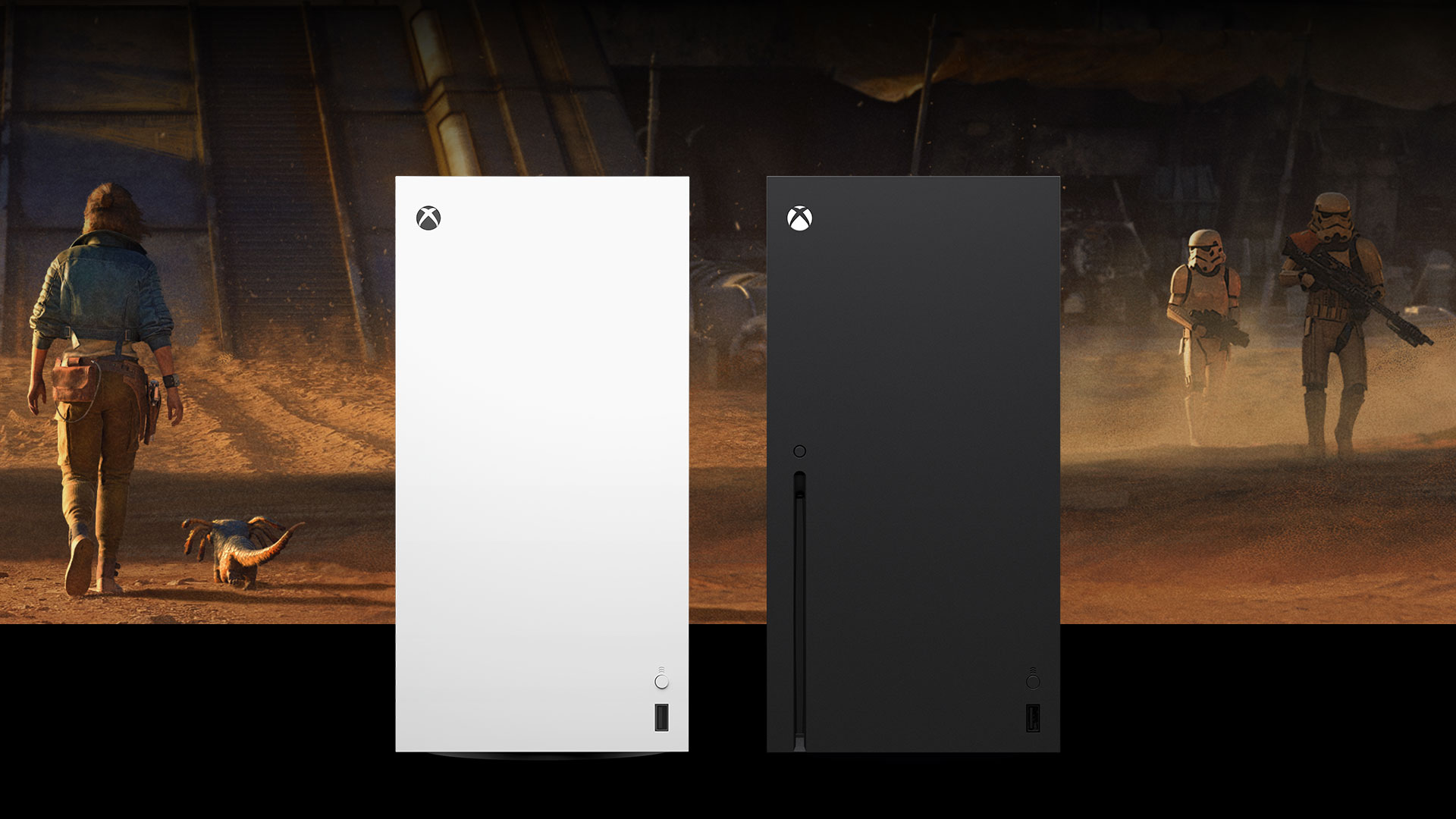 Xbox Series X – 1 TB Digital Edition Robot White, Xbox Series X – 1 TB Carbon Black