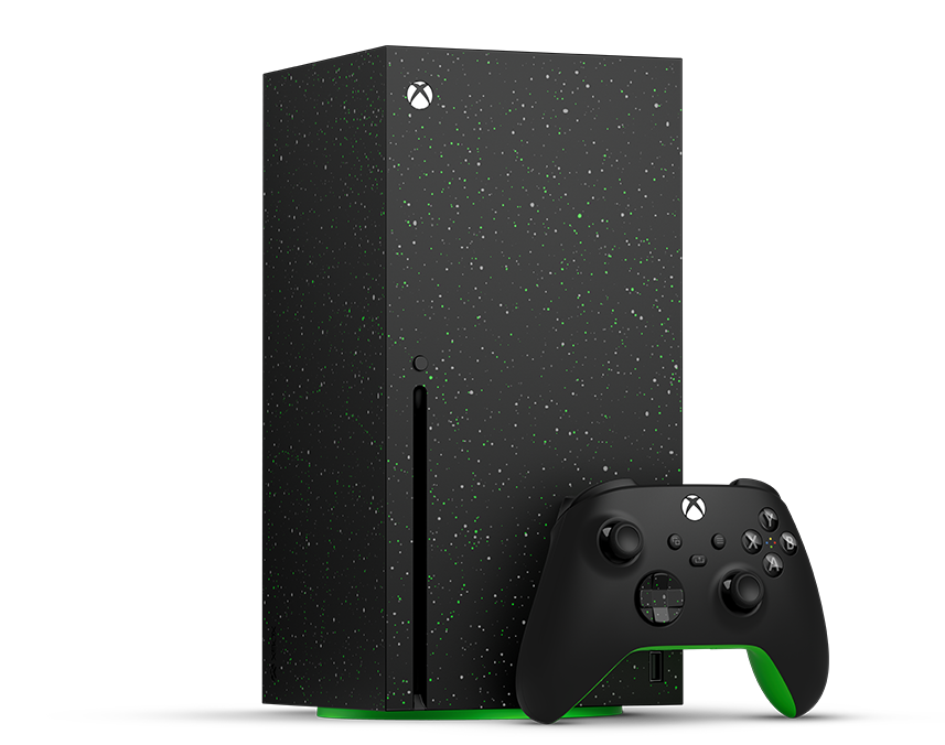 Xbox Series X – 2 TB Galaxy Black Special Edition with Xbox Wireless Controller - Galaxy Black Special Edition